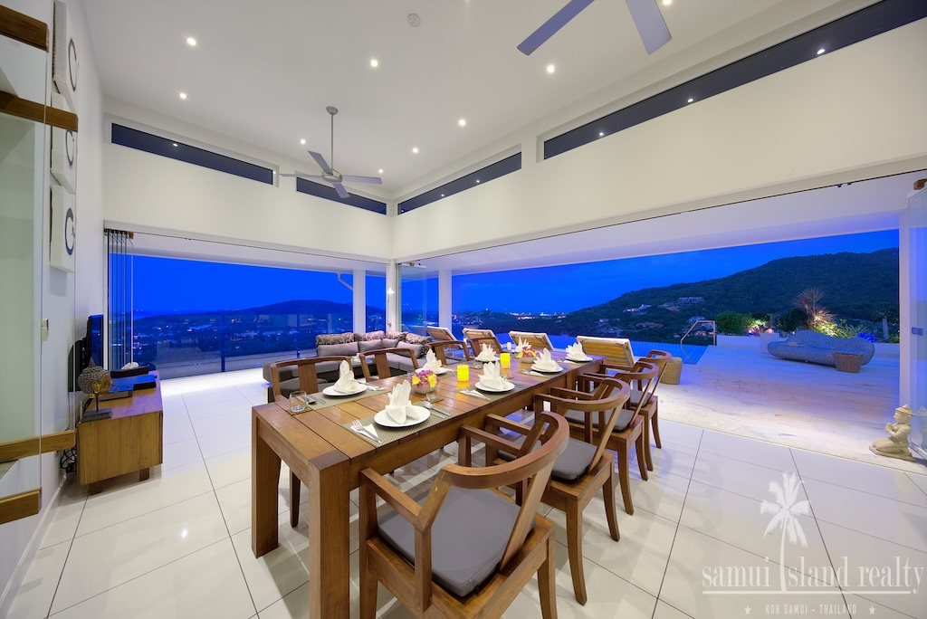 Bophut Ocean View Property Dining