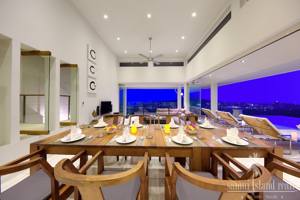 Bophut Ocean View Property Dining