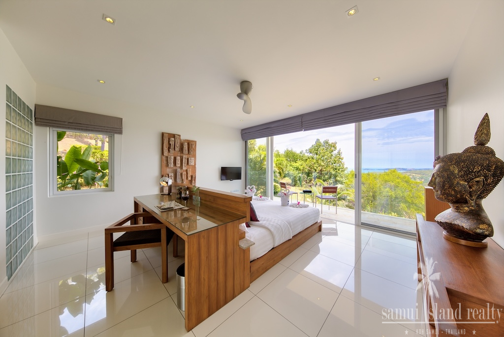 Bophut Ocean View Property Bedroom
