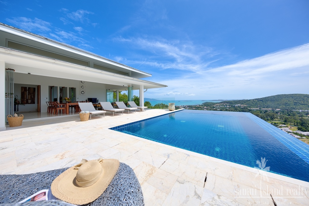 Bophut Ocean View Property Pool and Terrace