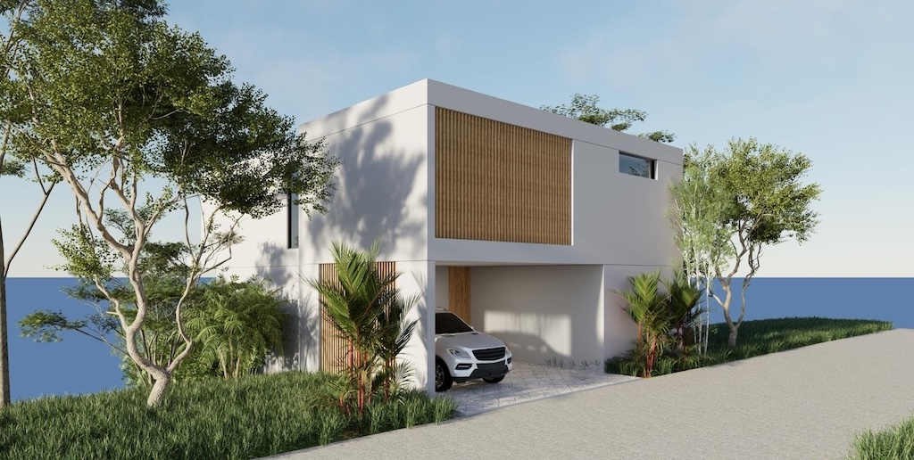Koh Samui Modern Plai Laem Villa Parking