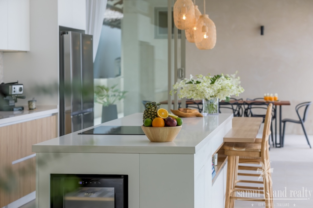 Sea View Balinese Koh Samui Villa Kitchen