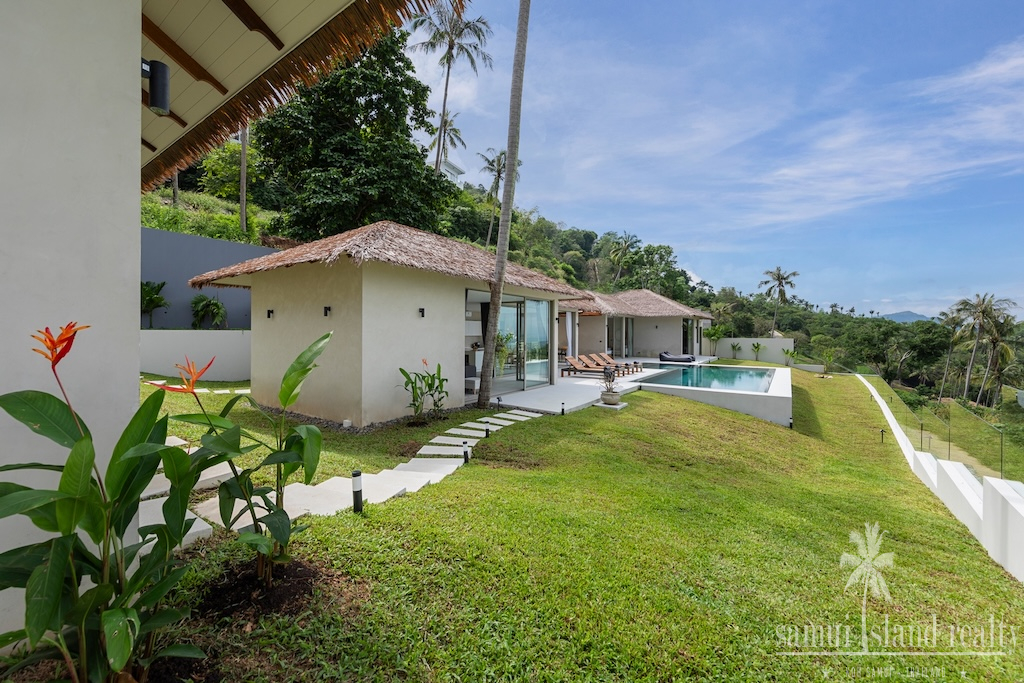 Sea View Balinese Koh Samui Villa Garden