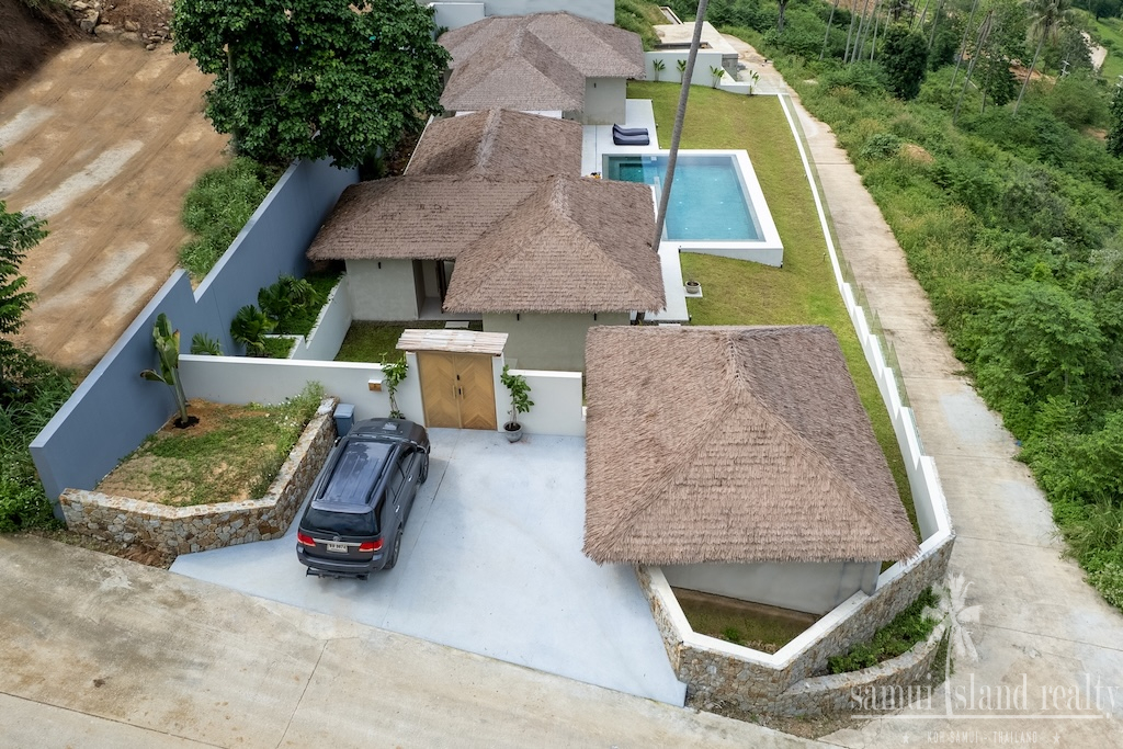 Sea View Balinese Koh Samui Villa Parking