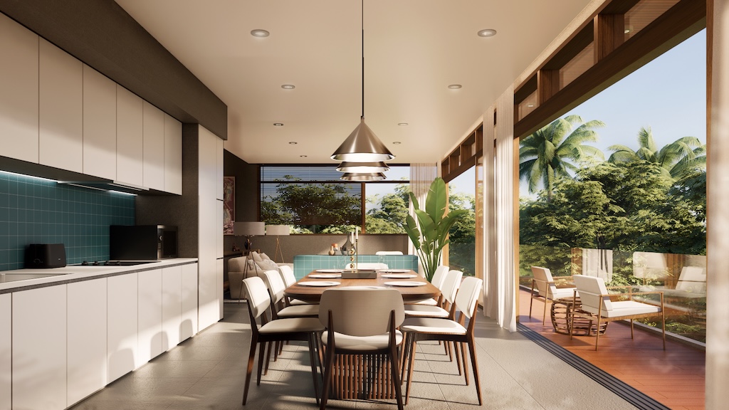 Pahili Loft Lamai Penthouses Dining