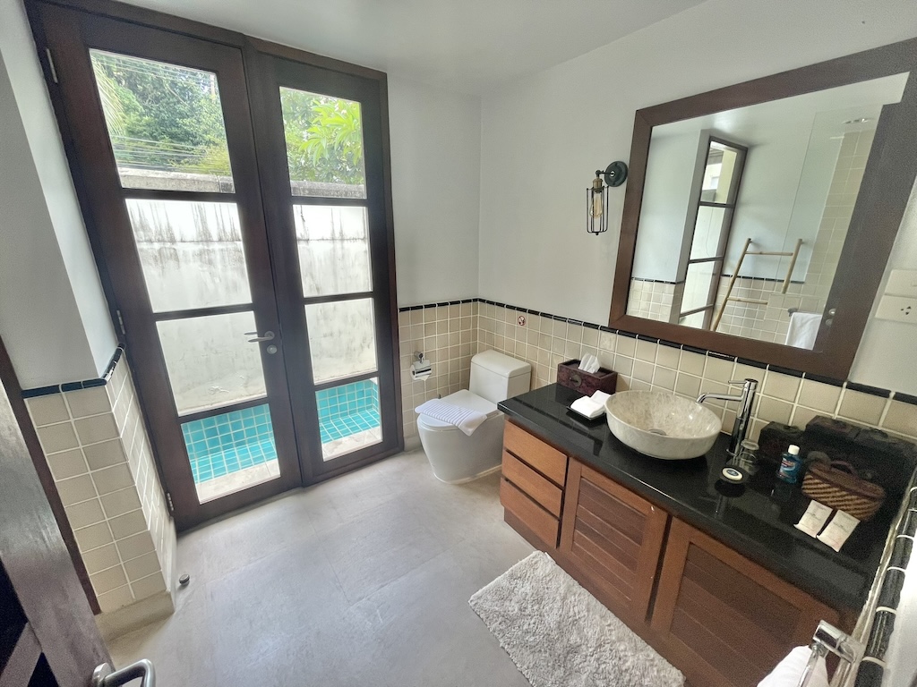Koh Samui Sea View Oceanfront Residence Bathroom