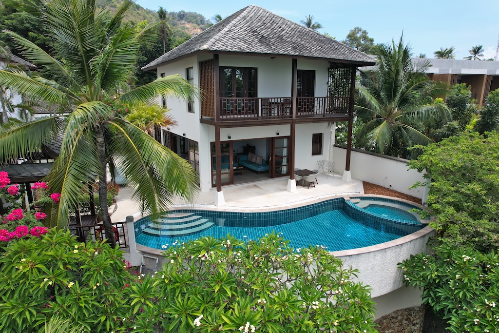 Koh Samui Sea View Oceanfront Residence Front