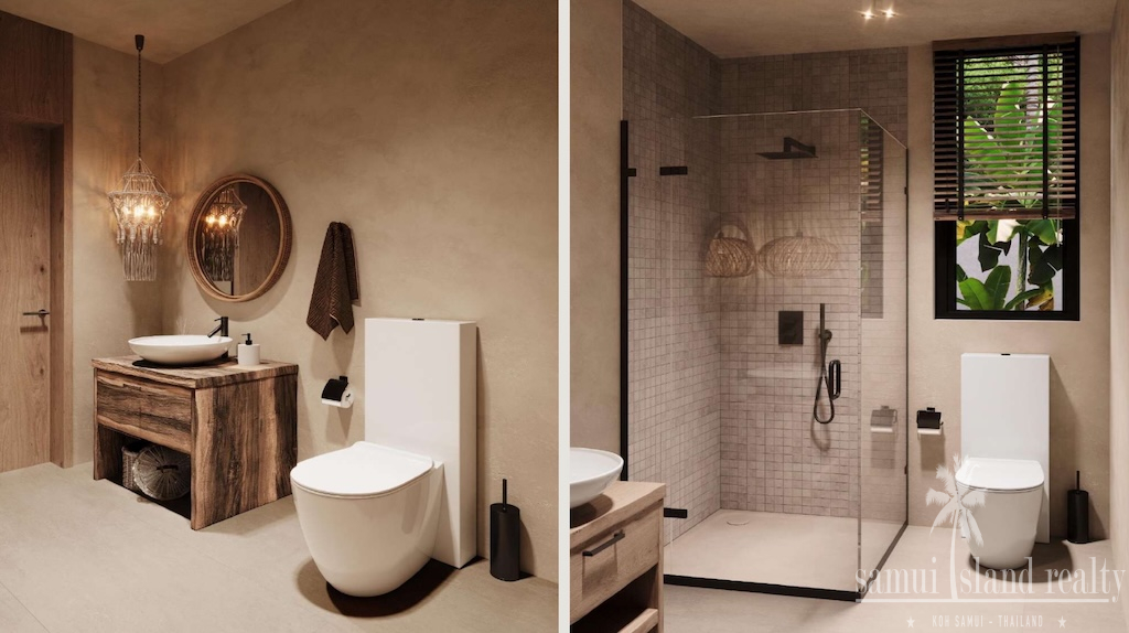 Ko Samui Bophut Villa Bathroom