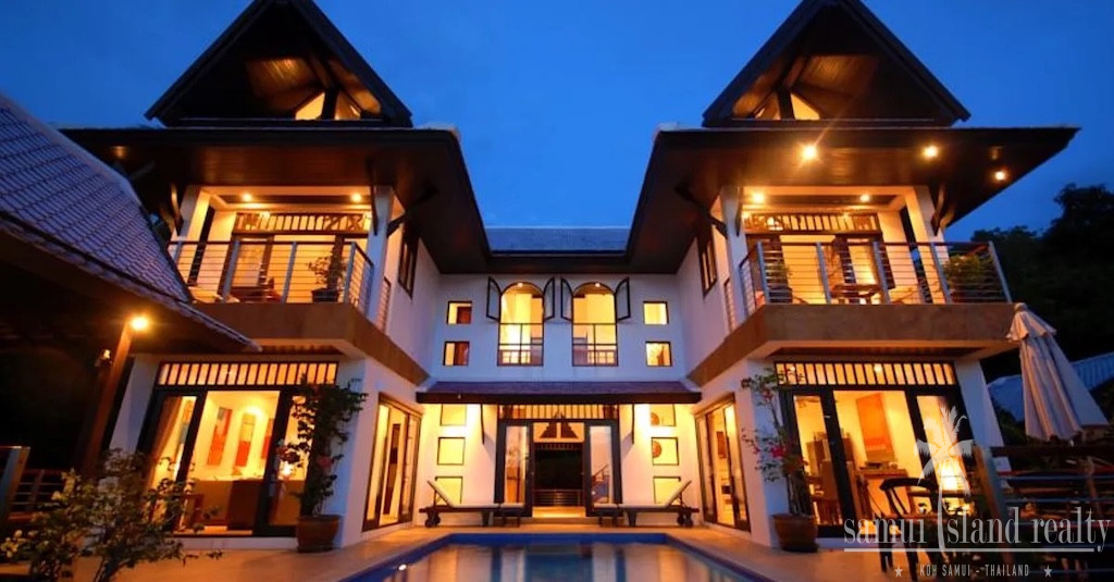 Koh Samui Sea View Bang Po Property Night