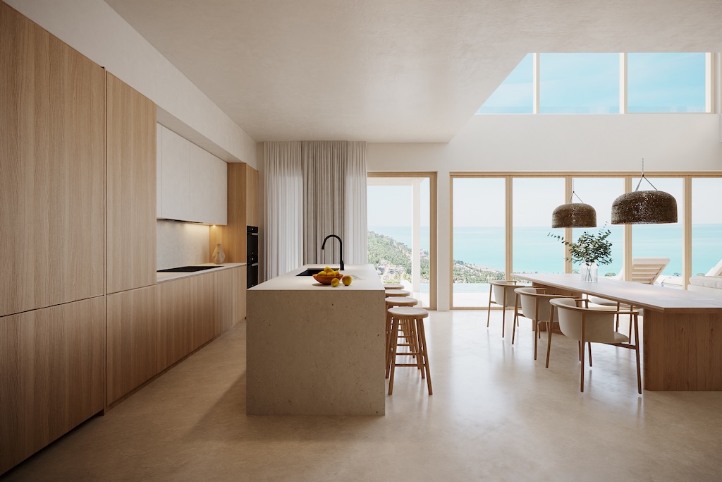 Le Reve Samui Villas Kitchen