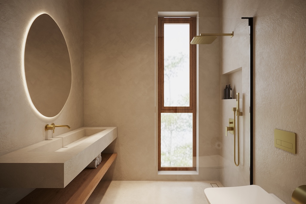 Le Reve Samui Villas Bathroom