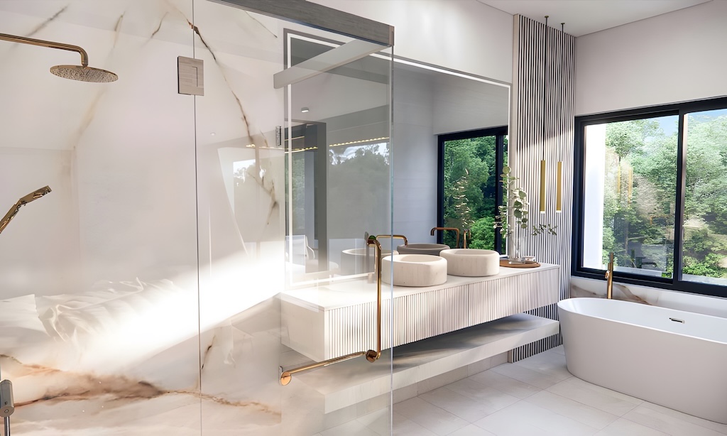Moon Valley Villas KOh Samui Bathroom