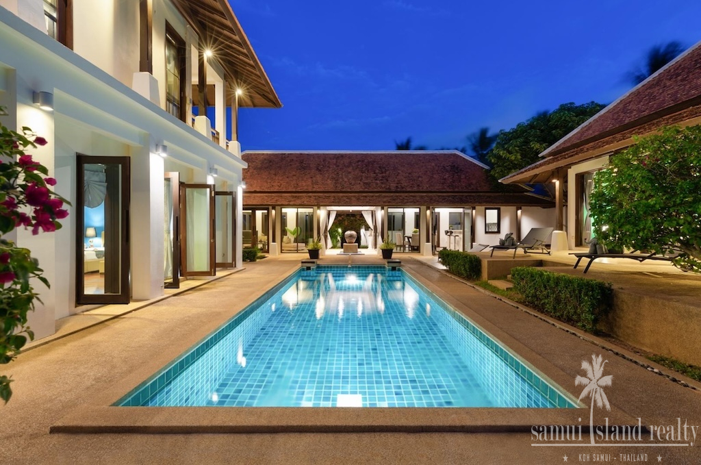 Plumeria Place Villa Koh Samui Pool Night
