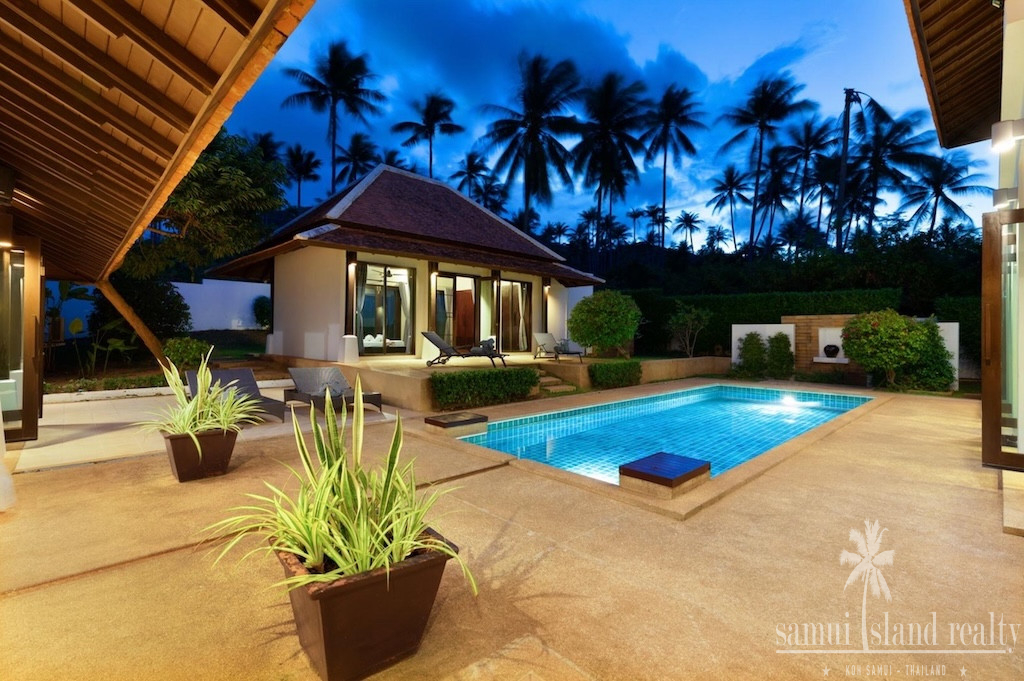 Plumeria Place Villa Koh Samui Terrace Night