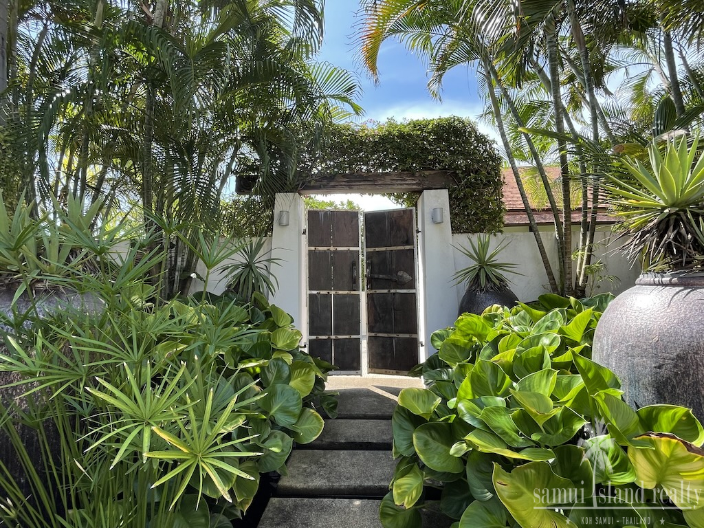Plumeria Villa Koh Samui Entrance