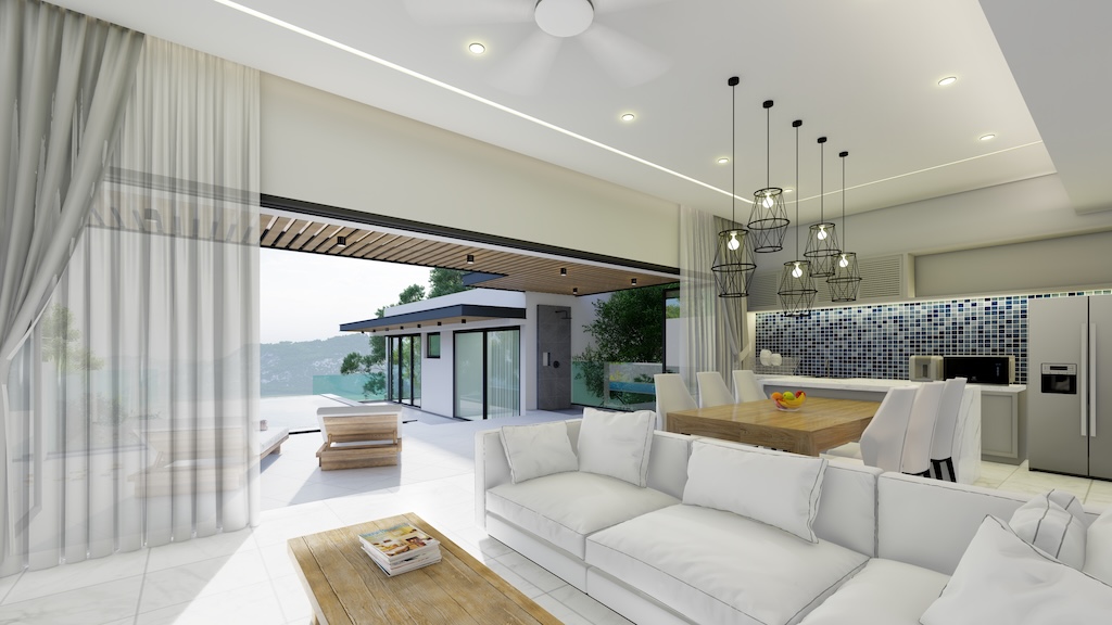 Sea View Koh Samui Property For Sale Lounge