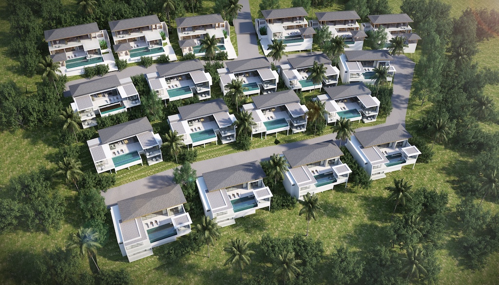 Suay Baanpak Village Koh Samui Aerial