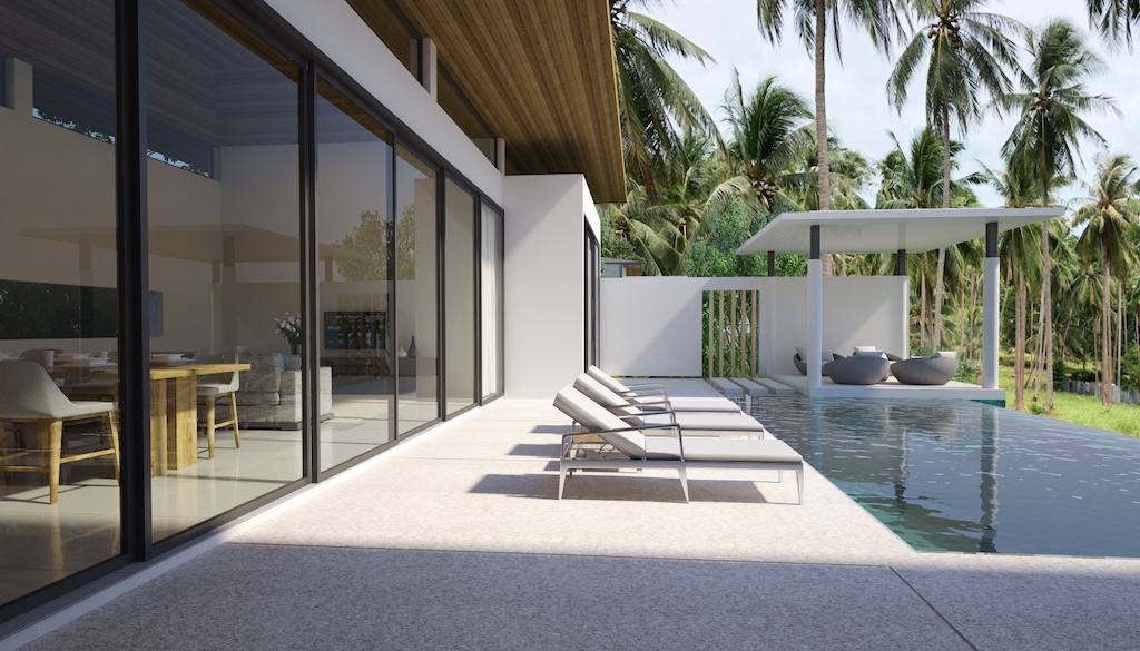 Suay Baanpak Villas Samui Poolside Terrace