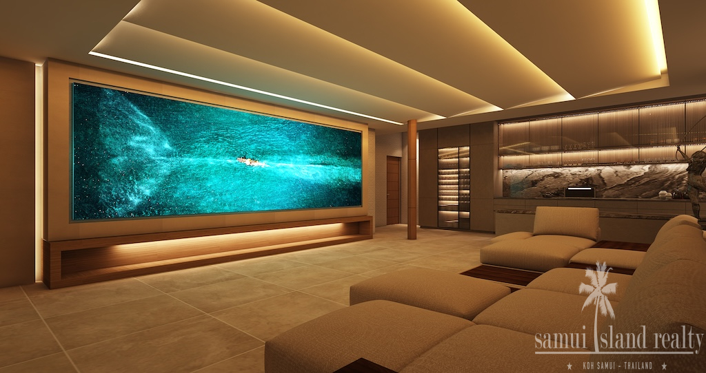 Wild Waterfall Villas Koh Samui Tv room