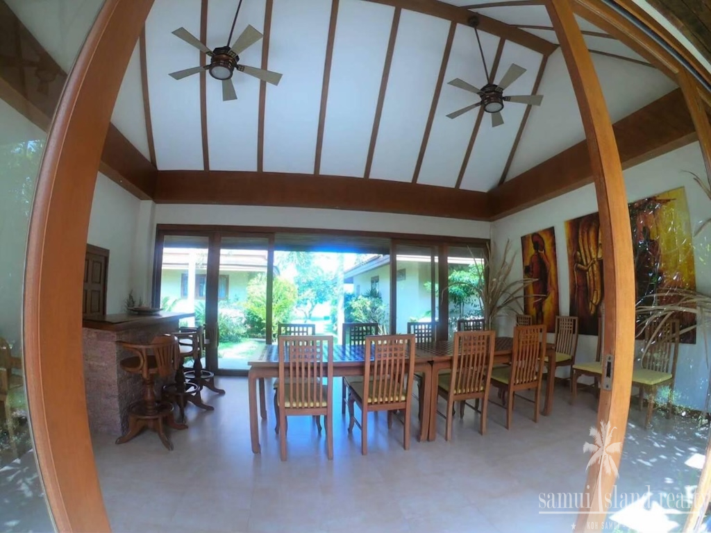 Beachfront Koh Samui Villa Interior