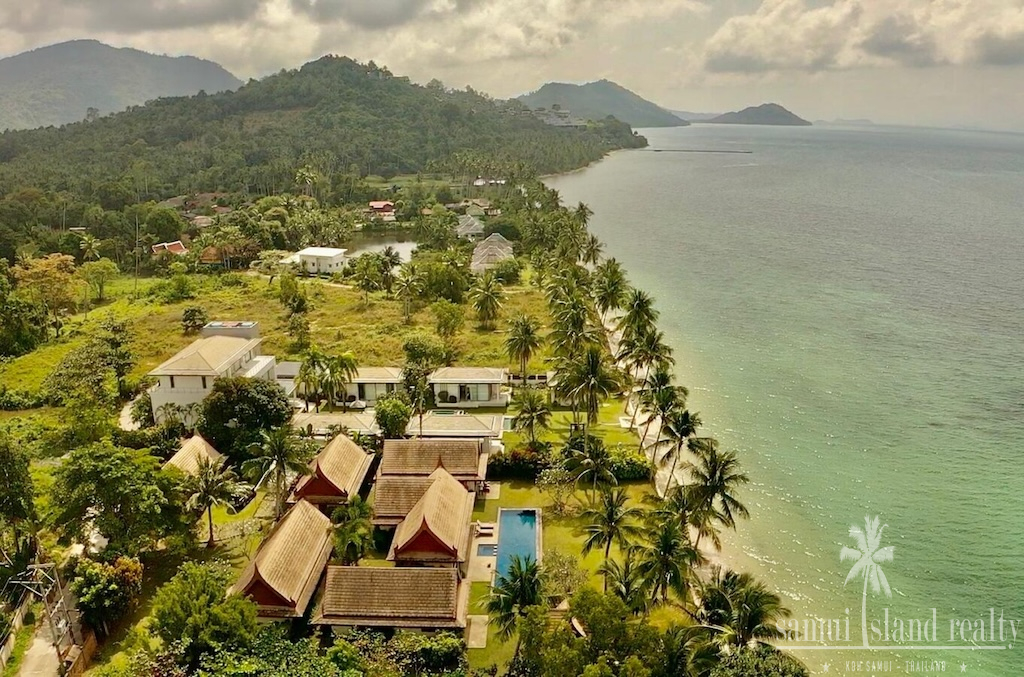 Beachfront Koh Samui Villa Coast View