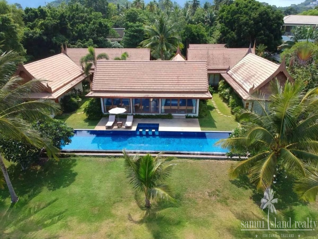 Beachfront Koh Samui Villa Front
