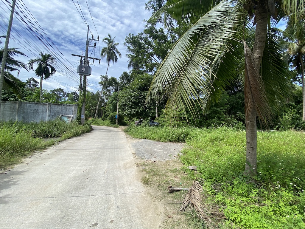 Land For Sale In Maenam Koh Samui Road