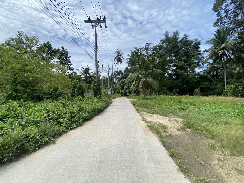 Land For Sale In Maenam Koh Samui Road