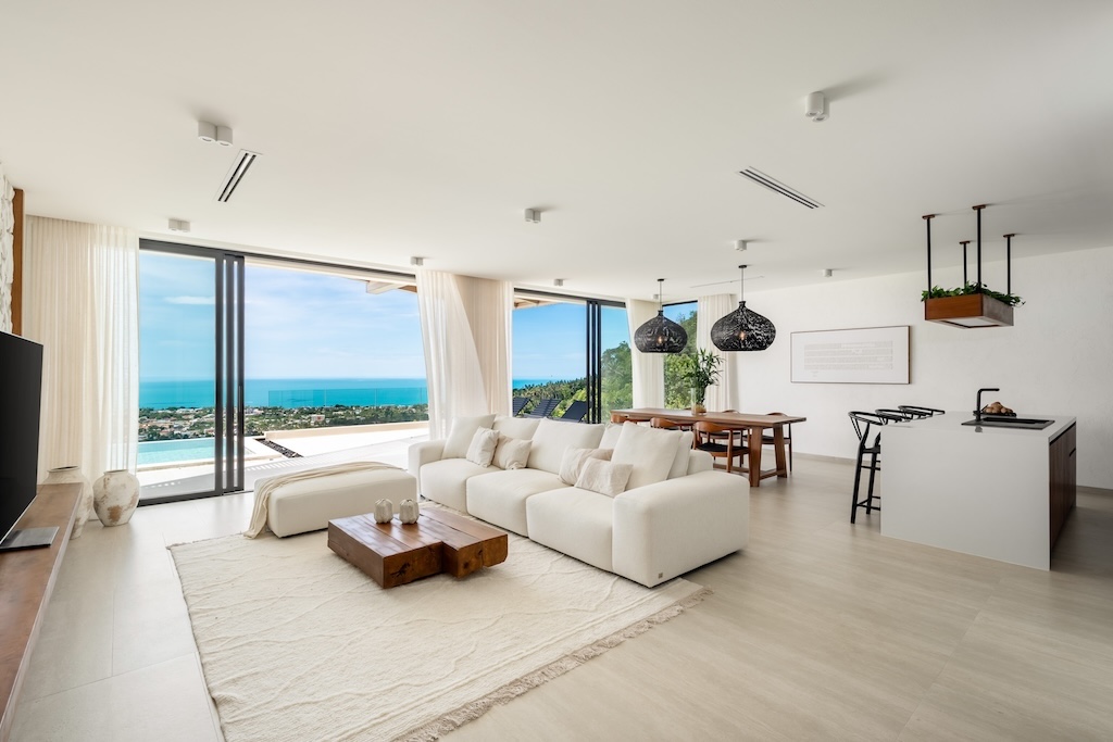 Istani Koh Samui Villa For Sale Living Area