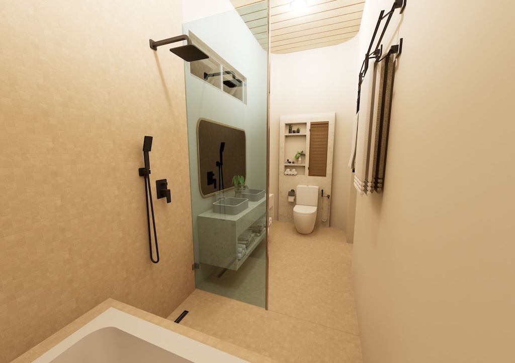 Koh Phangan Coco View Properties Bathroom