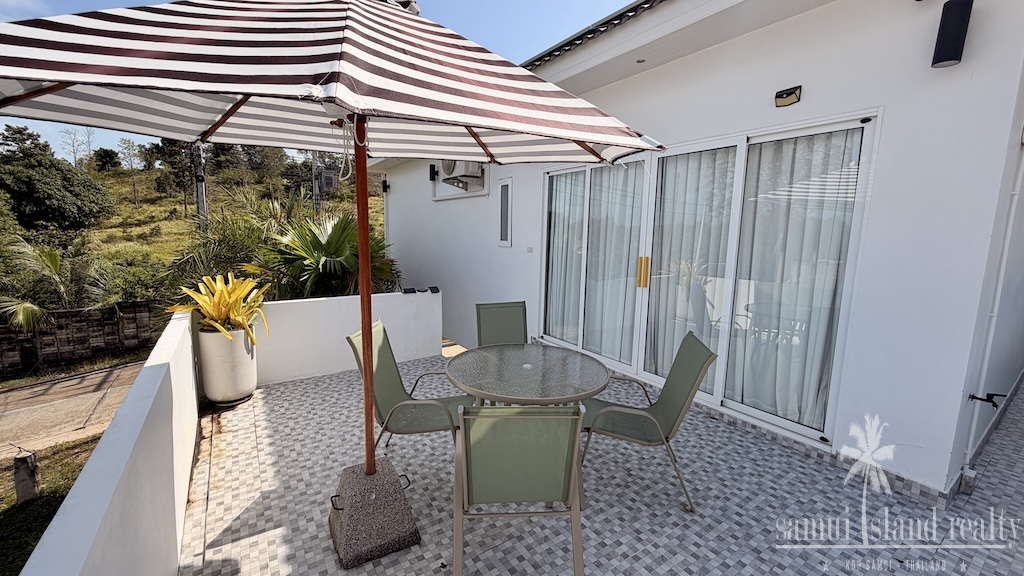 Koh Samui Property For Sale In Plai Laem Bedroom Terrace