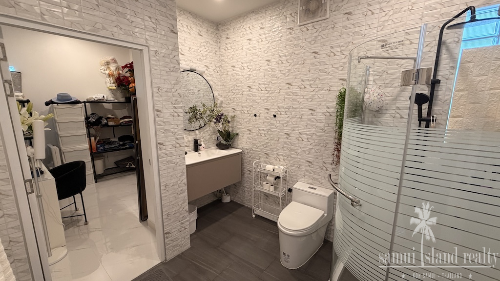 Koh Samui Property For Sale In Plai Laem Bathroom