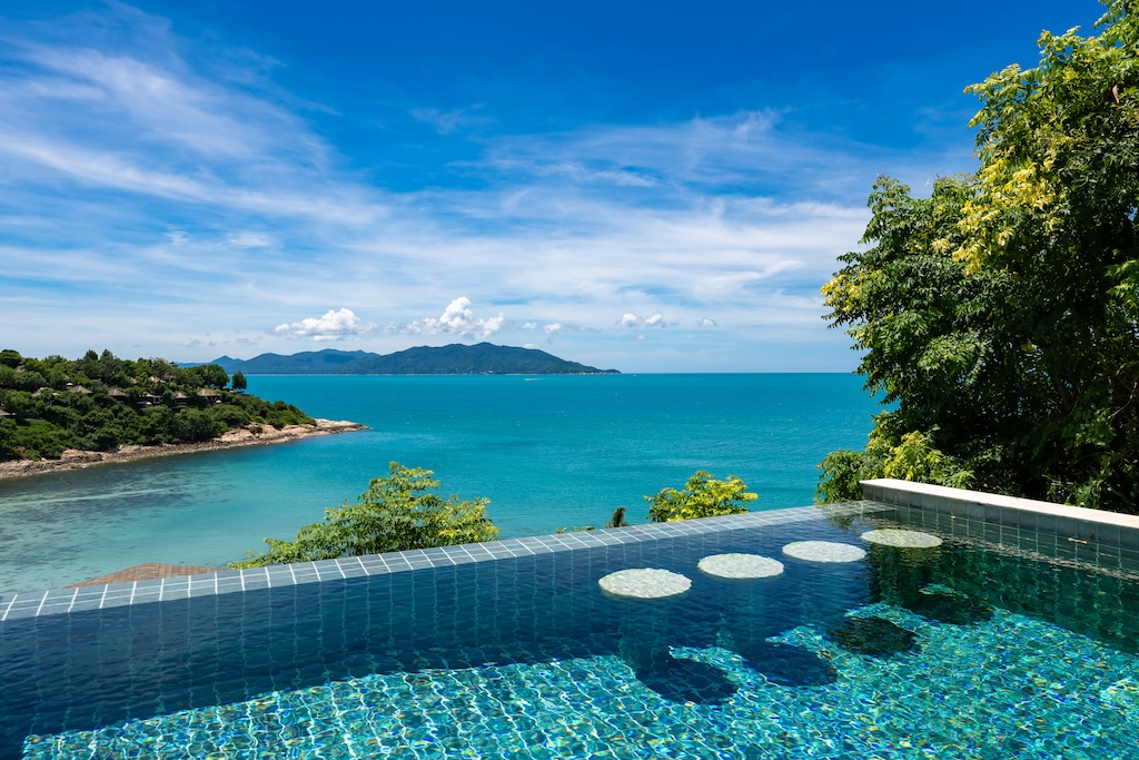 Koh Samui Sea View Property In Plai Laem Pool View