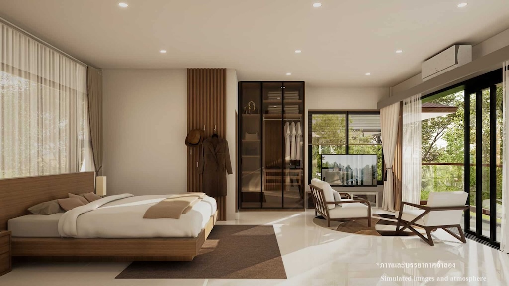 The Nature Villas Koh Samui Bedroom