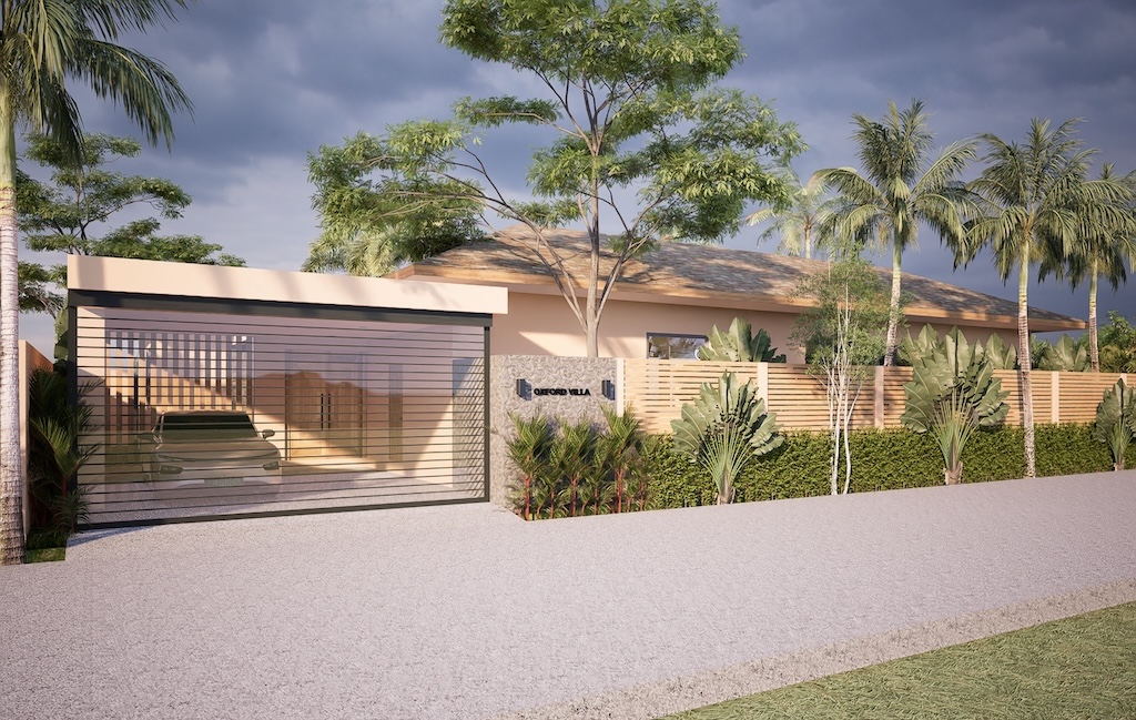 Green Golf Villa Maenam Parking