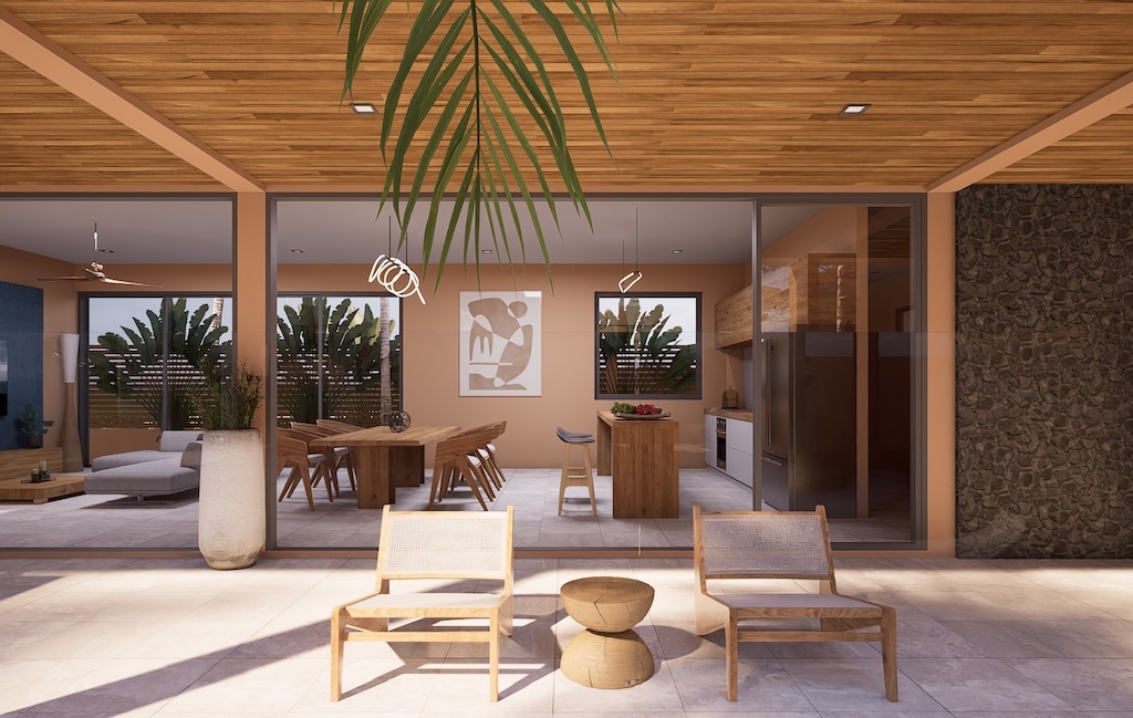 Green Golf Villas Maenam Covered Terrace