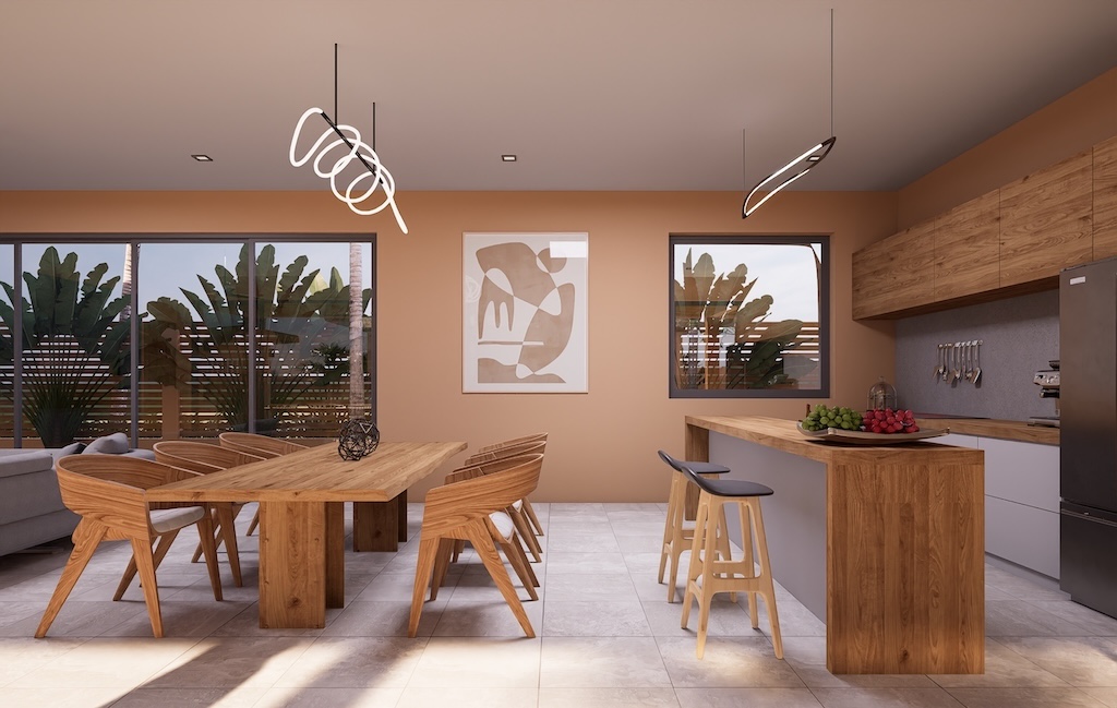 Green Golf Villas Maenam Kitchen