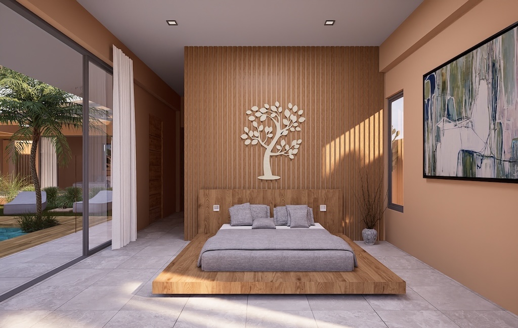 Green Golf Villas Bedroom