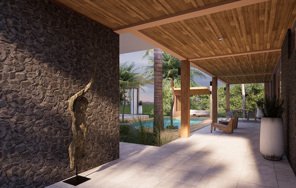 Green Golf Villas Maenam Covered Walkways