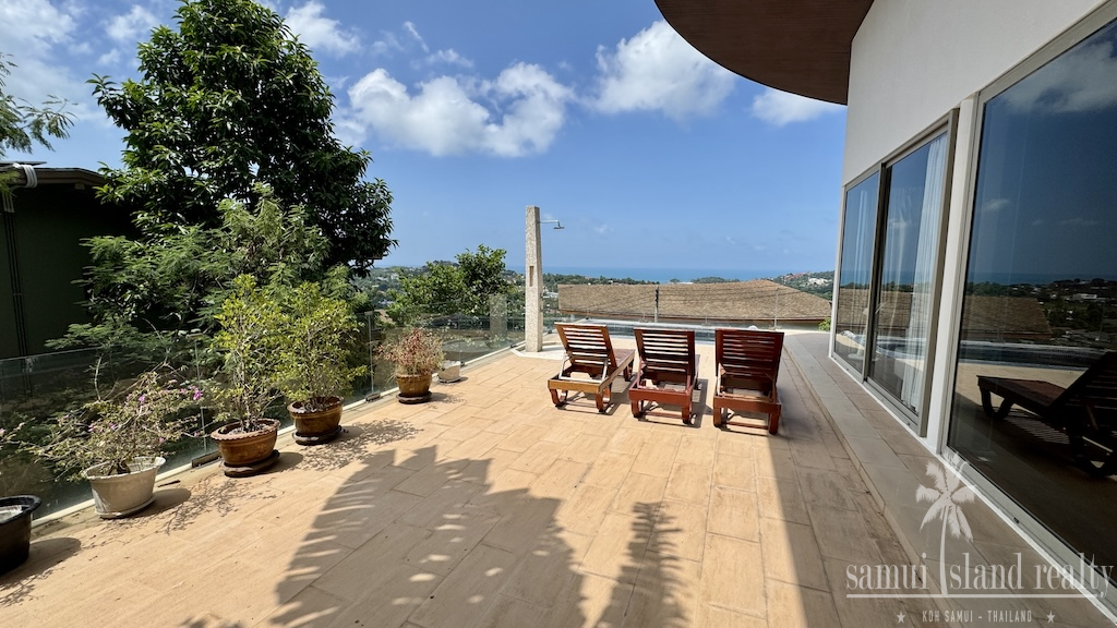 Koh Samui Holiday Home For Sale Sun Terrace