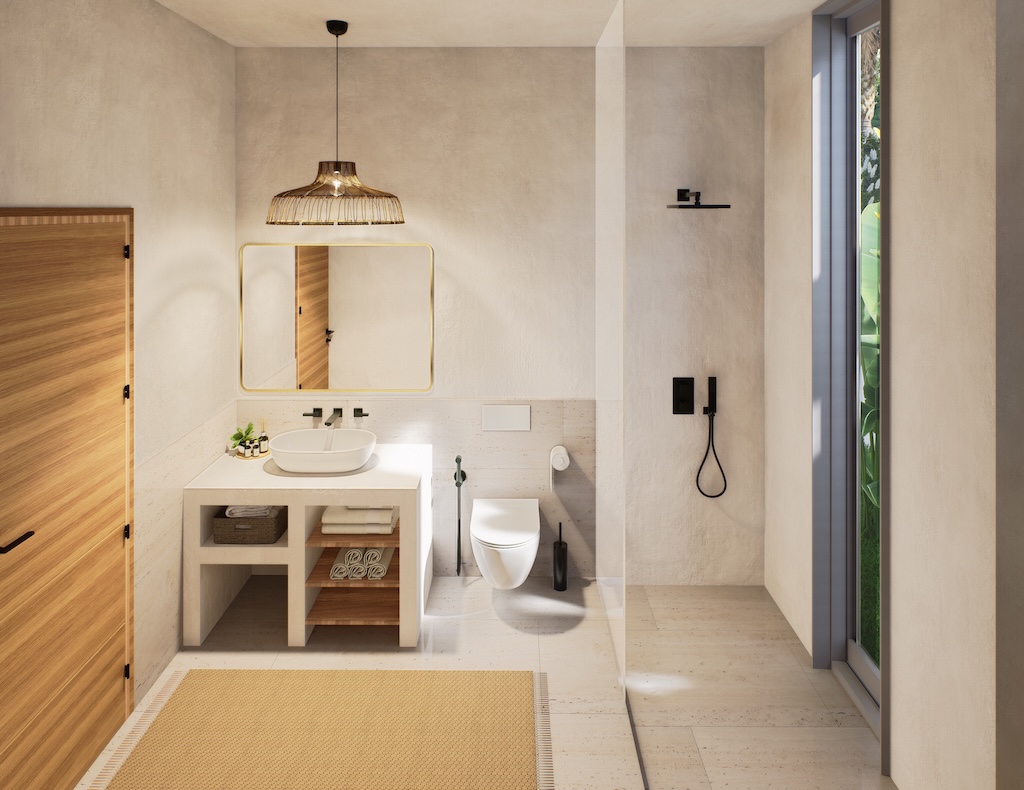 Koh Samui Properties For Sale In Maenam Bathroom