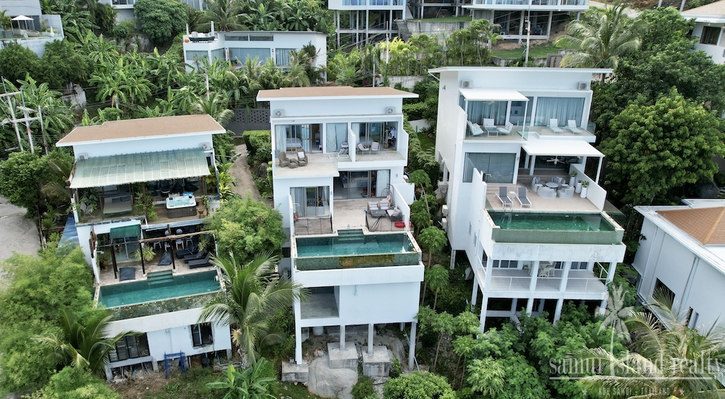 Koh Samui Sea View Property Aerial