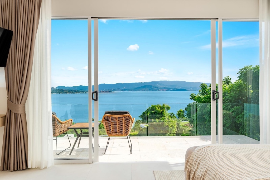 Koh Samui Sunset Cove Property Bedroom View