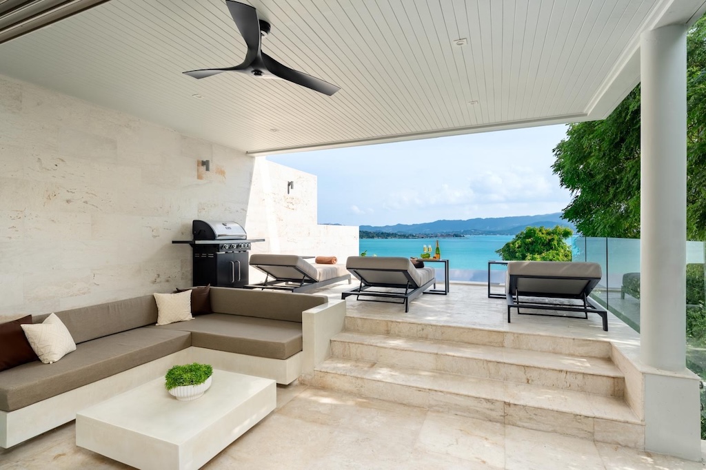 Koh Samui Sunset Cove Property Covered Terrace