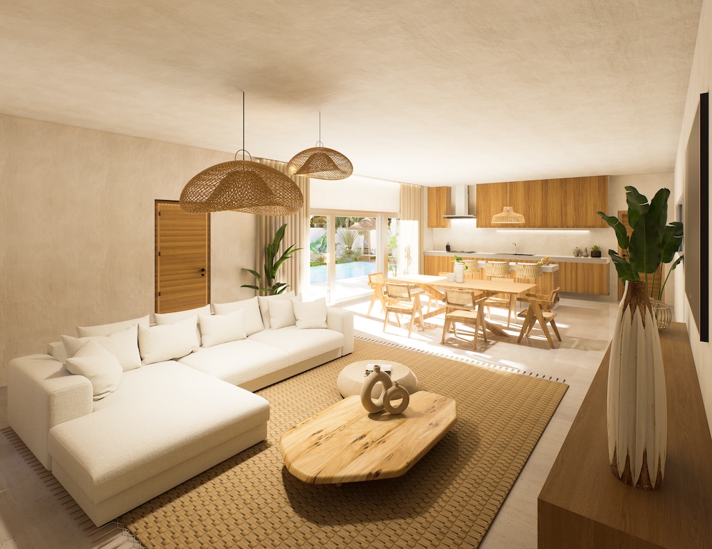 Koh Samui Villas In Maenam Living Space