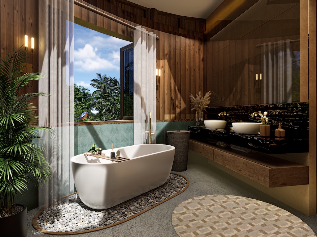 Kunkhao Vale Koh Samui Bathroom