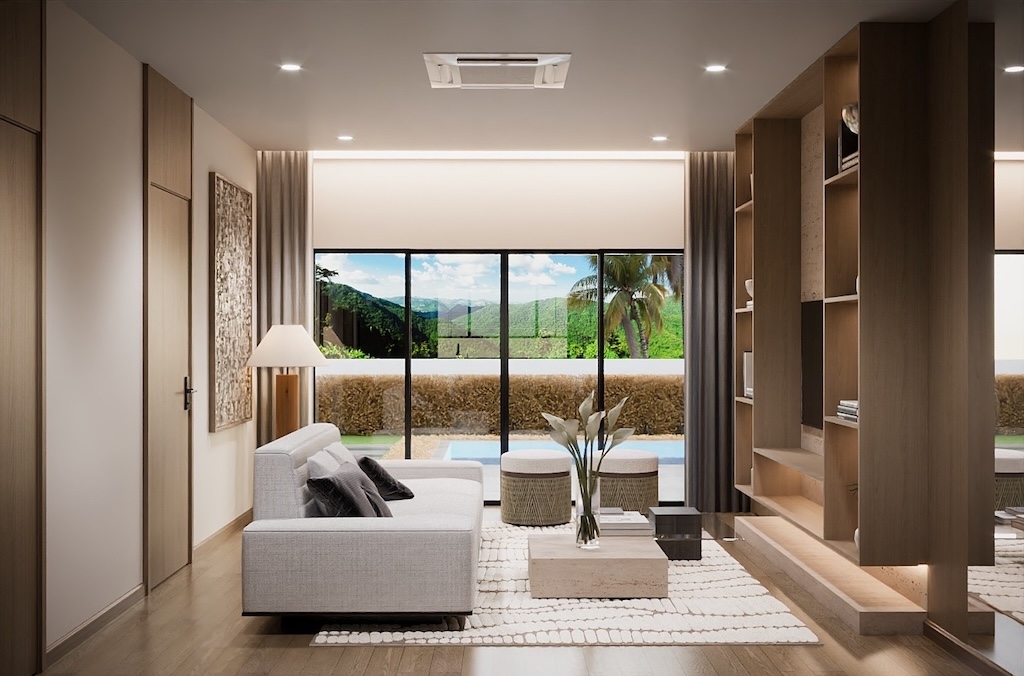 Lamai One Bedroom Villas For Sale Lounge