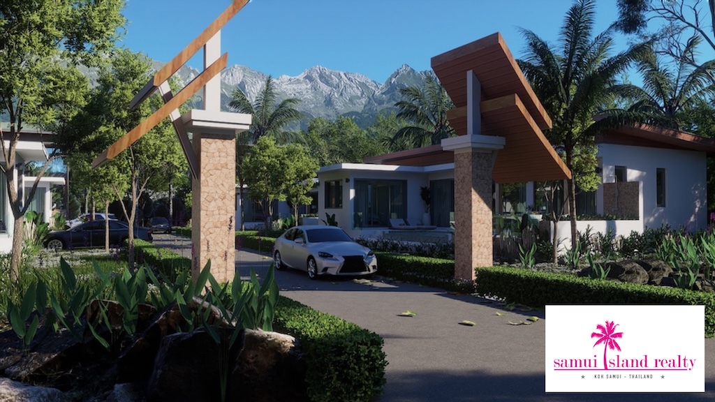 Temple Gate Lamai Villas Entrance