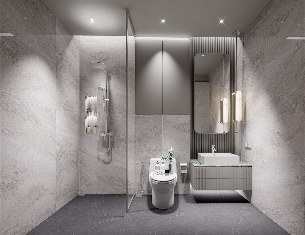 Whispering Waves Lamai Villas Bathroom