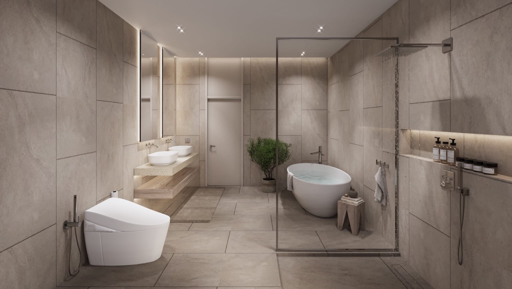 Whispering Waves Lamai Villas Bathroom